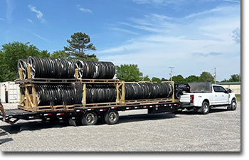 Incoming sheaves on trailer